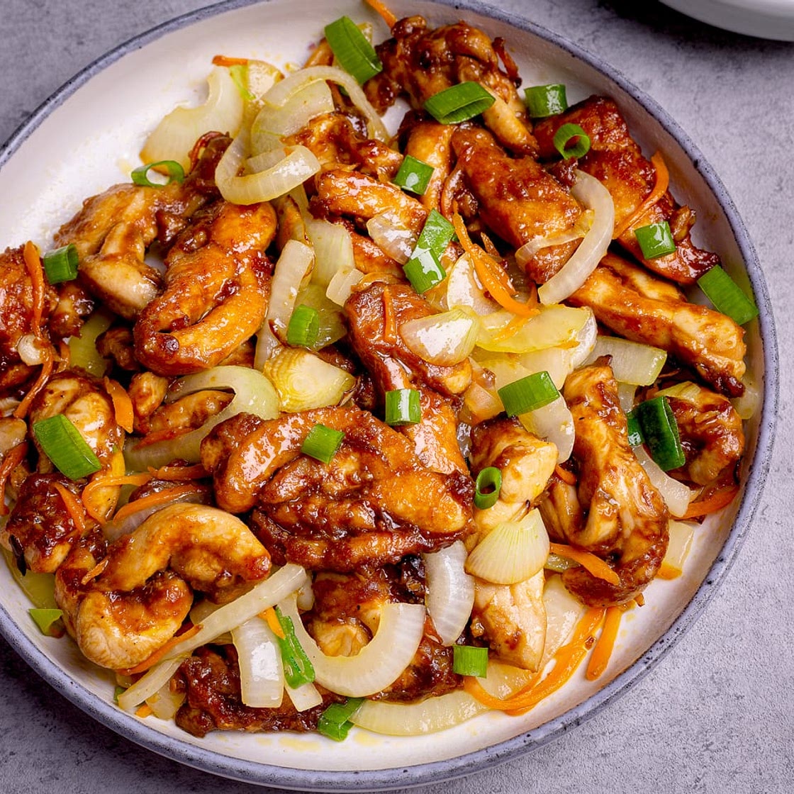 Quick chicken thigh stir fry
