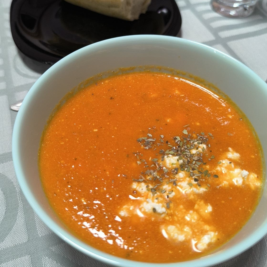 Easy Tomato Feta Soup Recipe - Low Calorie, Low Carb, Keto