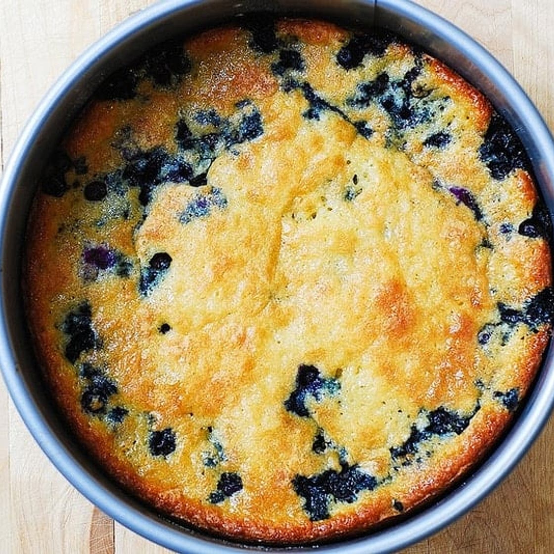 Blueberry Greek Yogurt Cake