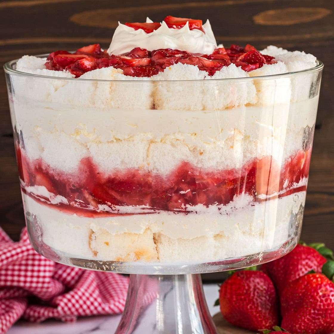 Strawberry Shortcake Trifle