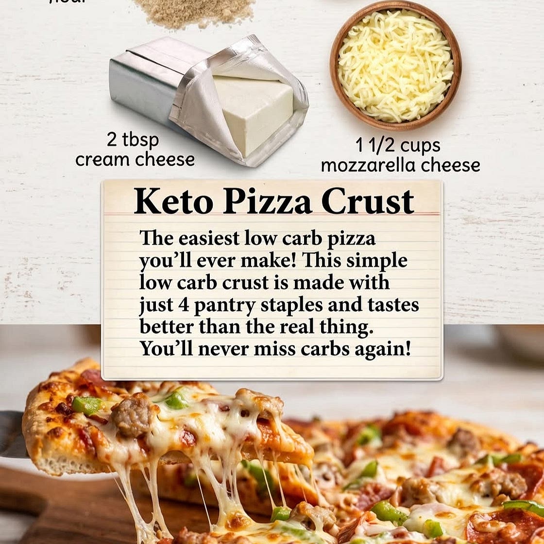 Low carb pizza crust