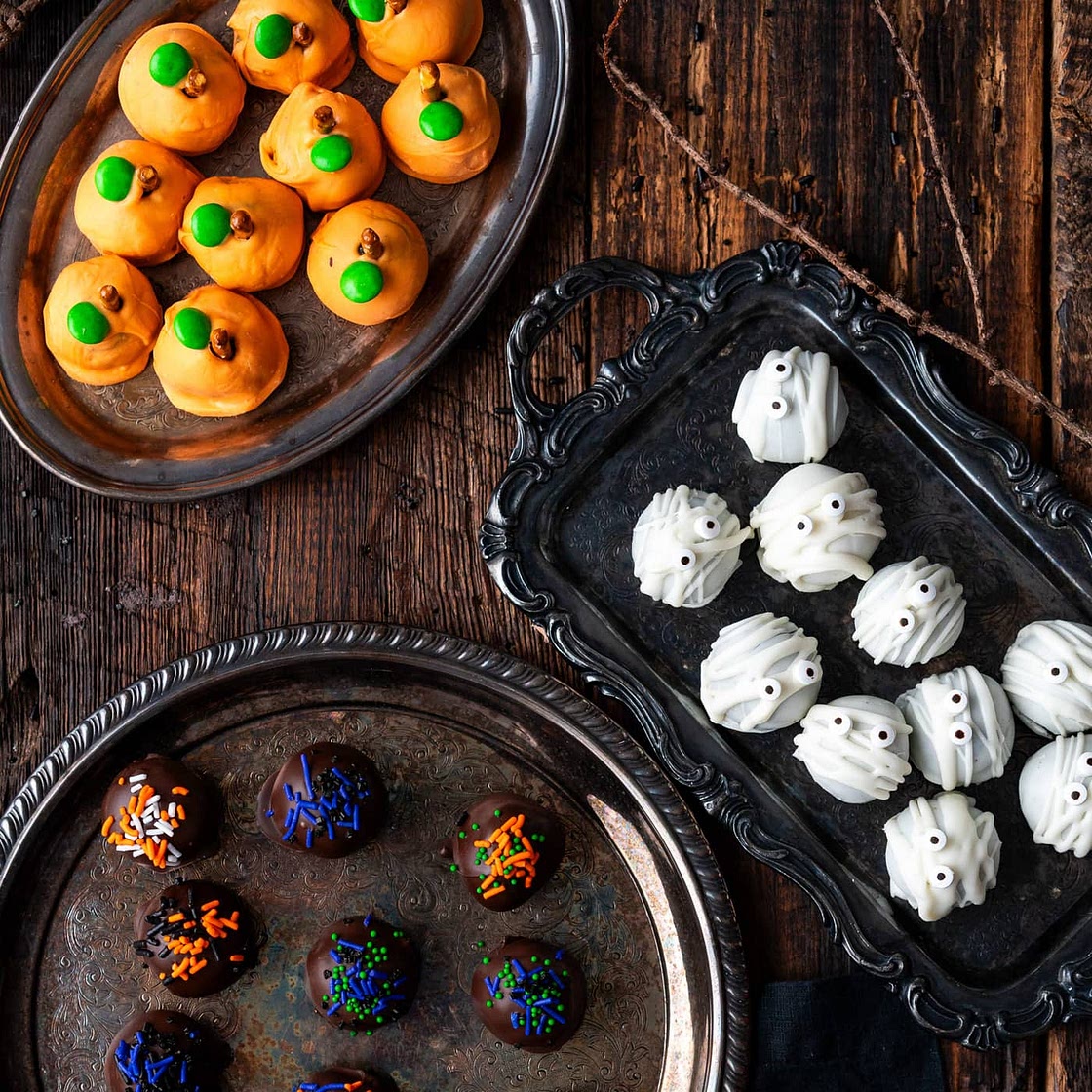 Halloween Oreo Truffles