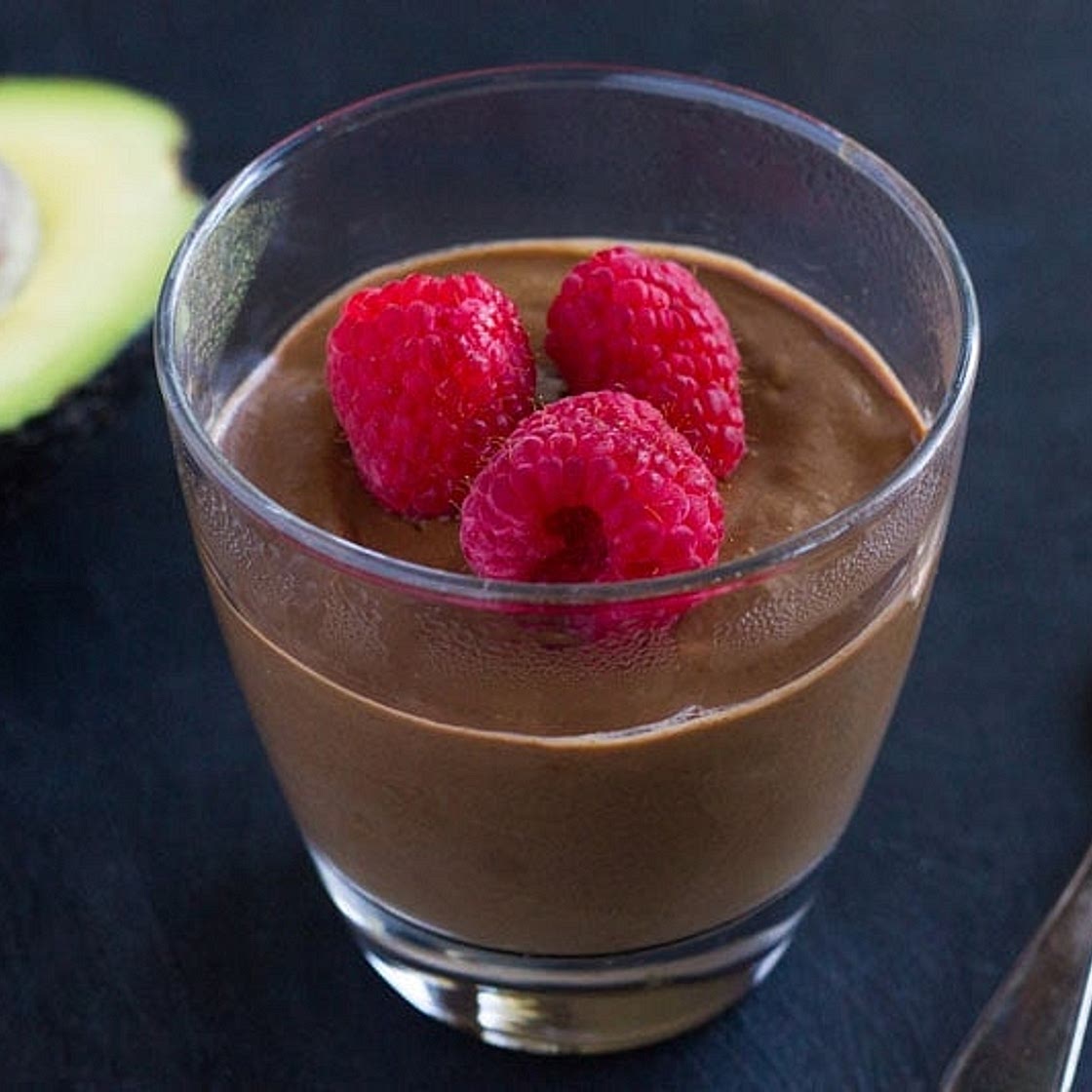 Dark Chocolate Avocado-Chia Pudding