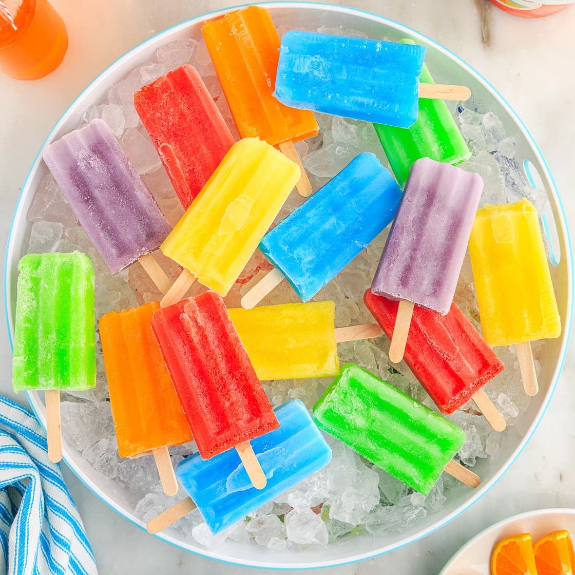 Jello Popsicles