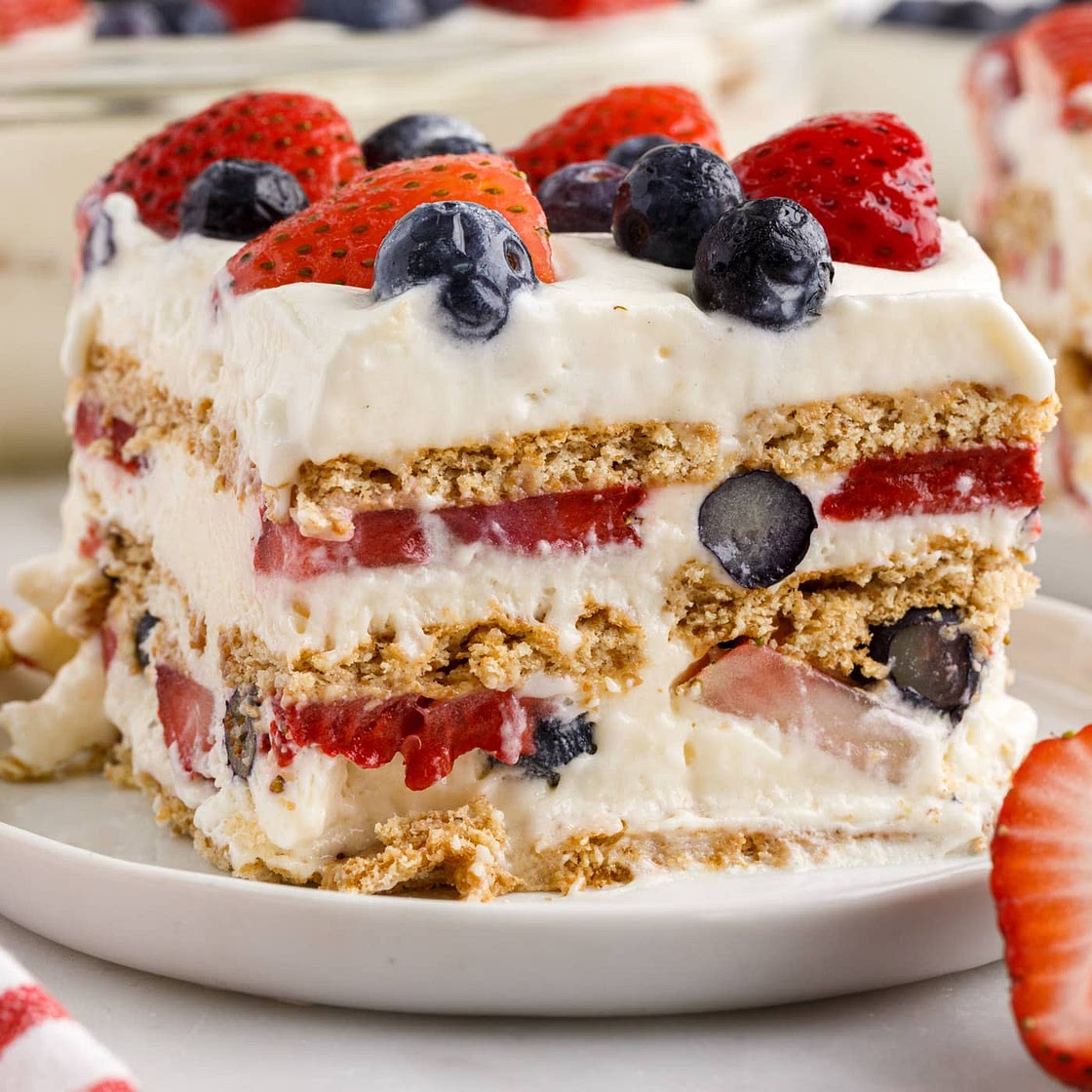 Mixed Berry Icebox Cake
