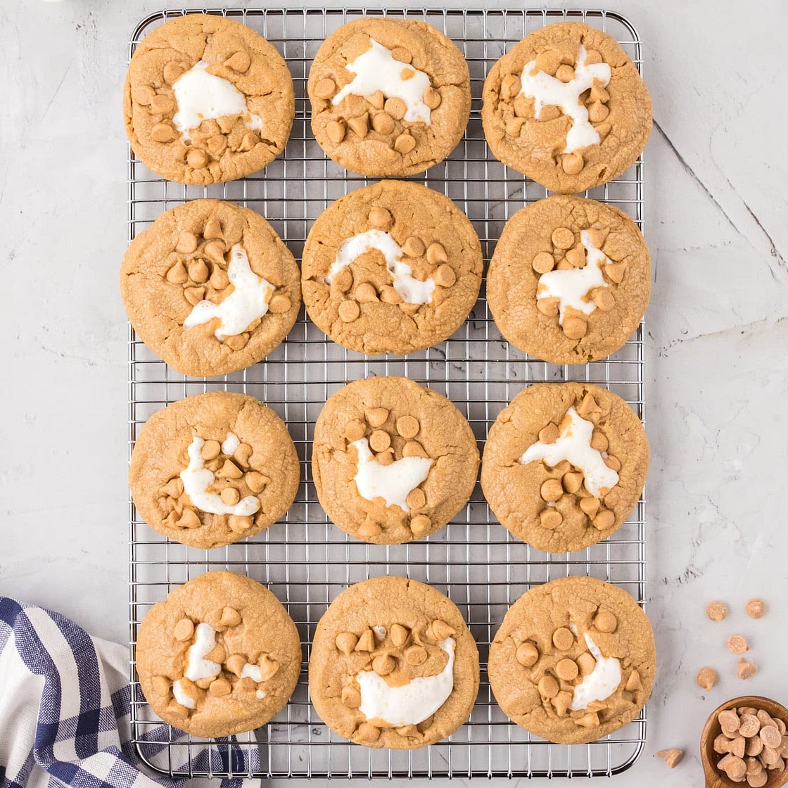 Fluffernutter Cookies