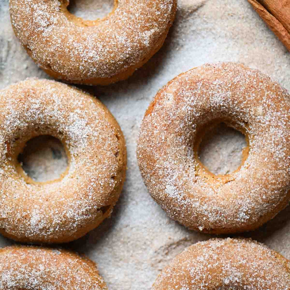 Baked Apple Butter Donuts