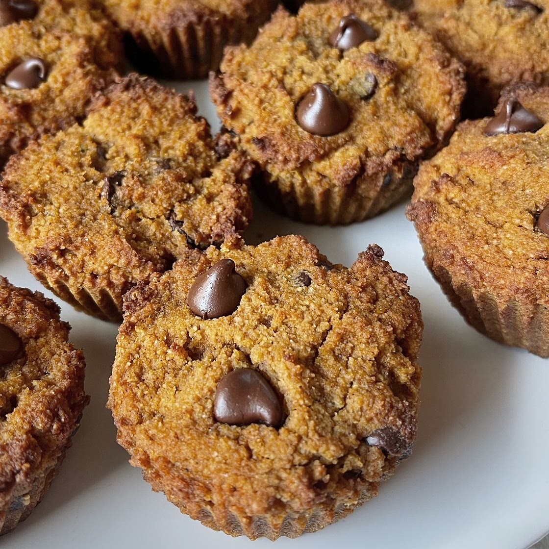 The Best Healthy Pumpkin Chocolate Chip Muffins