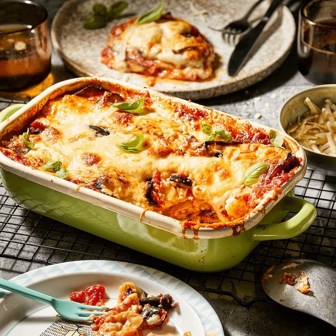 Auberginen Lasagne
