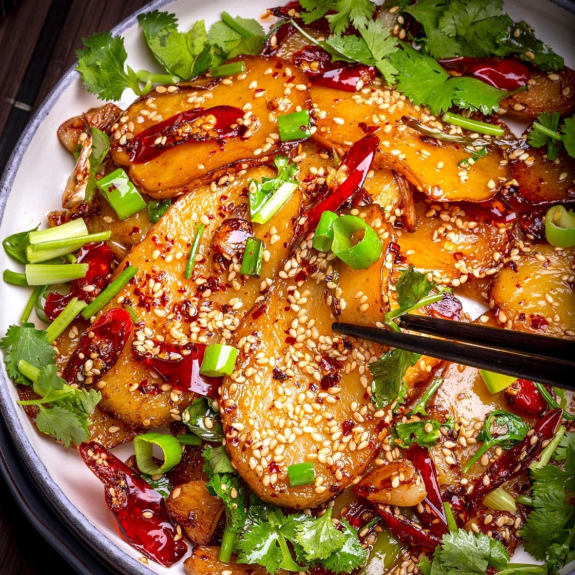 Chinese Spicy potato