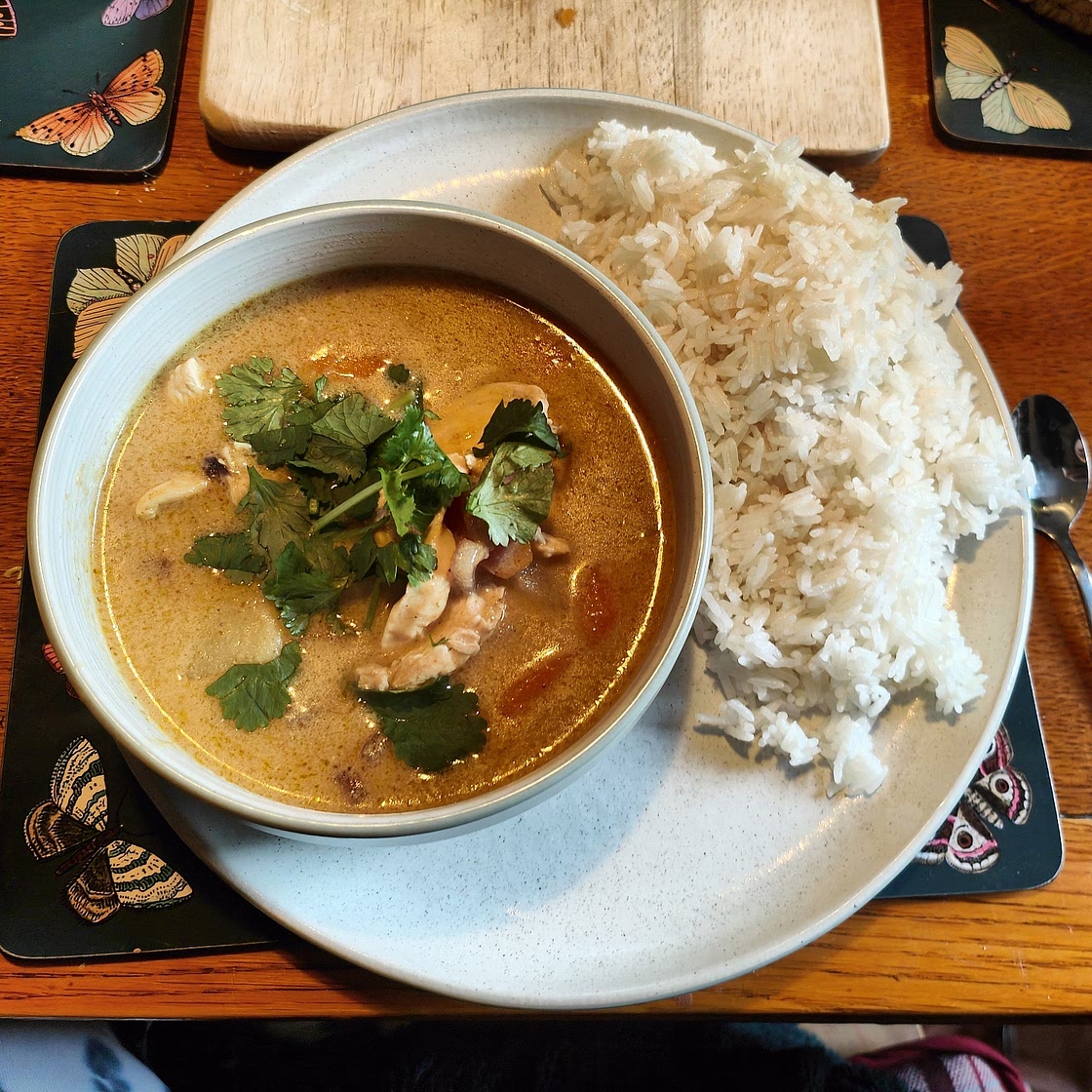 Authentic Thai Yellow Curry with Chicken