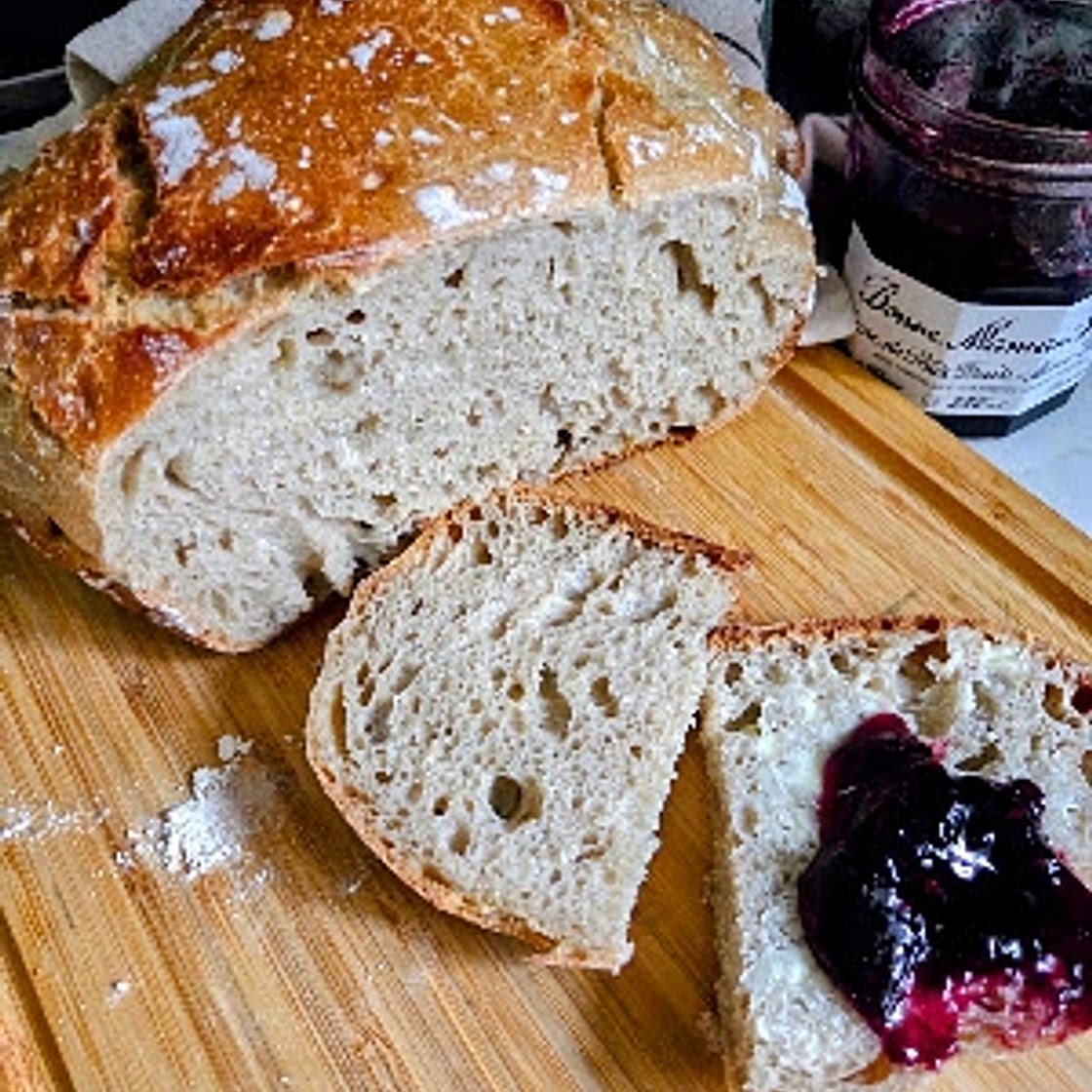 Rustic Sourdough Discard Bread