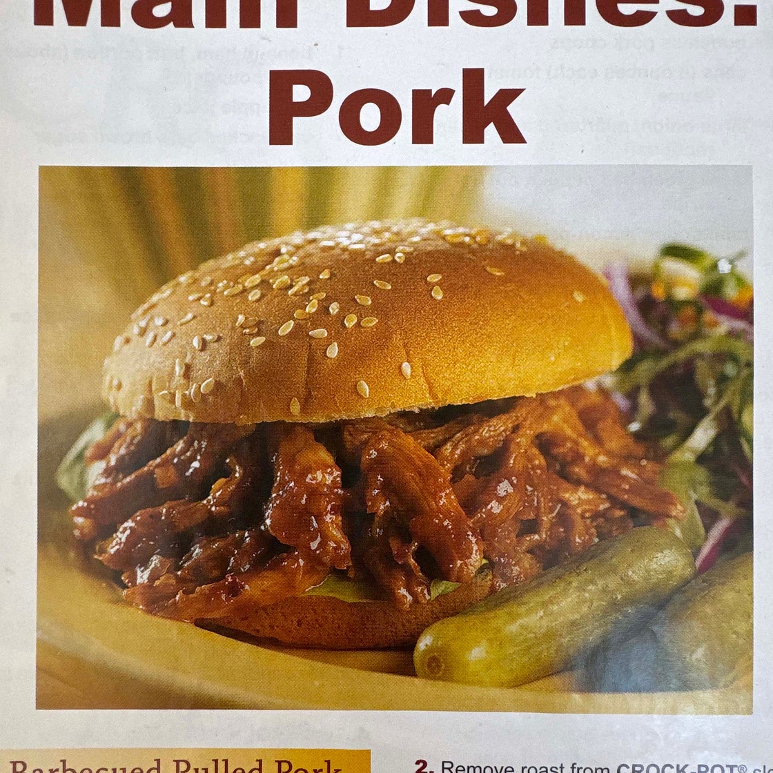Crockpot BBQ pulled pork