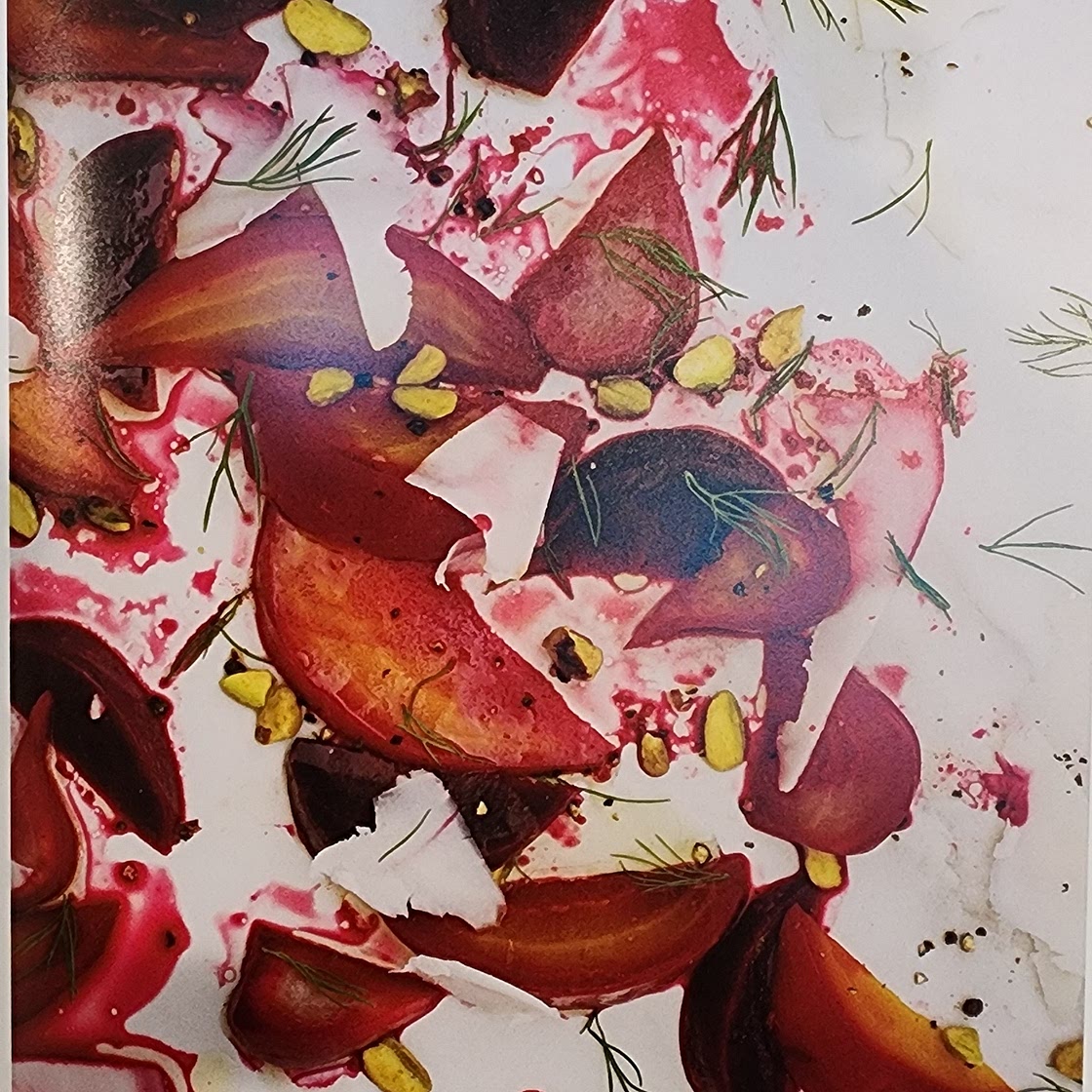 Beet Salad with Goat Gouda and Pistachios