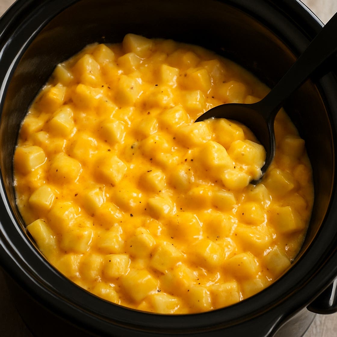 Crockpot Cheesy Potatoes