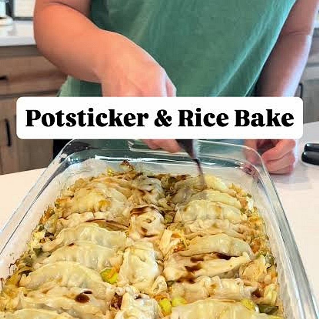 Potsticker & Rice Bake
