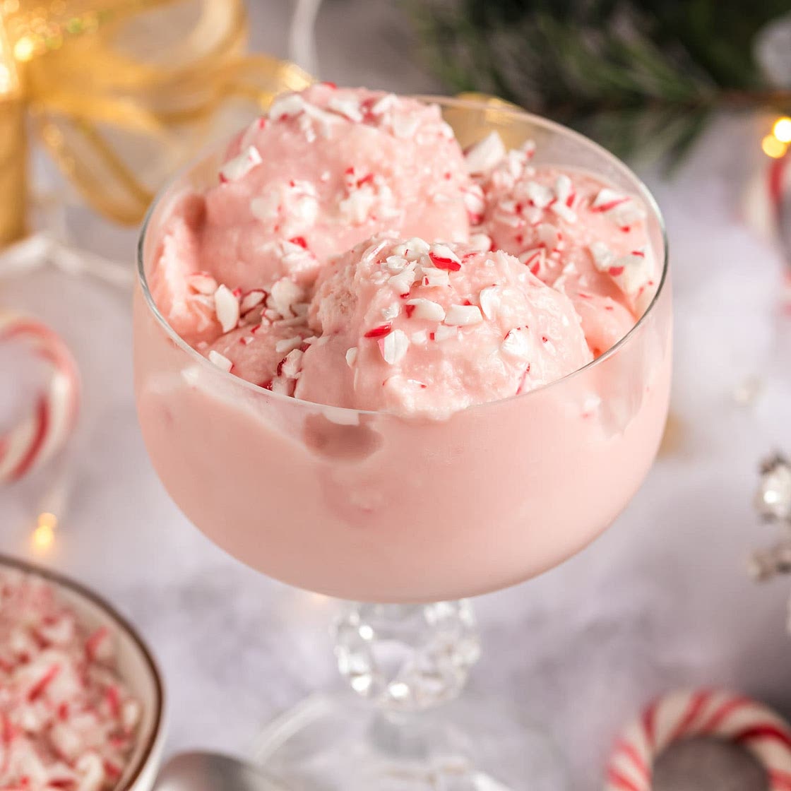 Pink Peppermint Ice Cream
