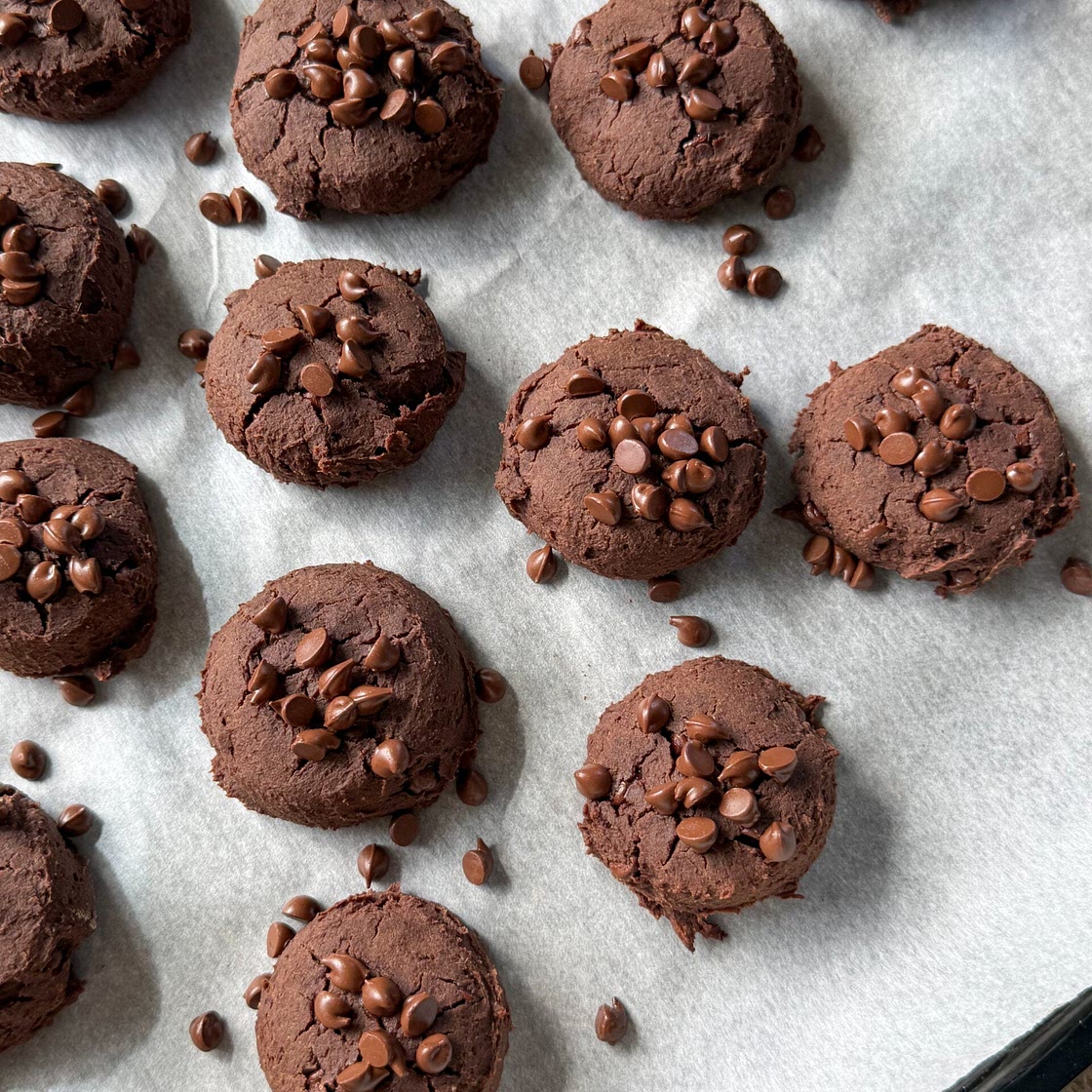 Chocolate Black Bean Cookies