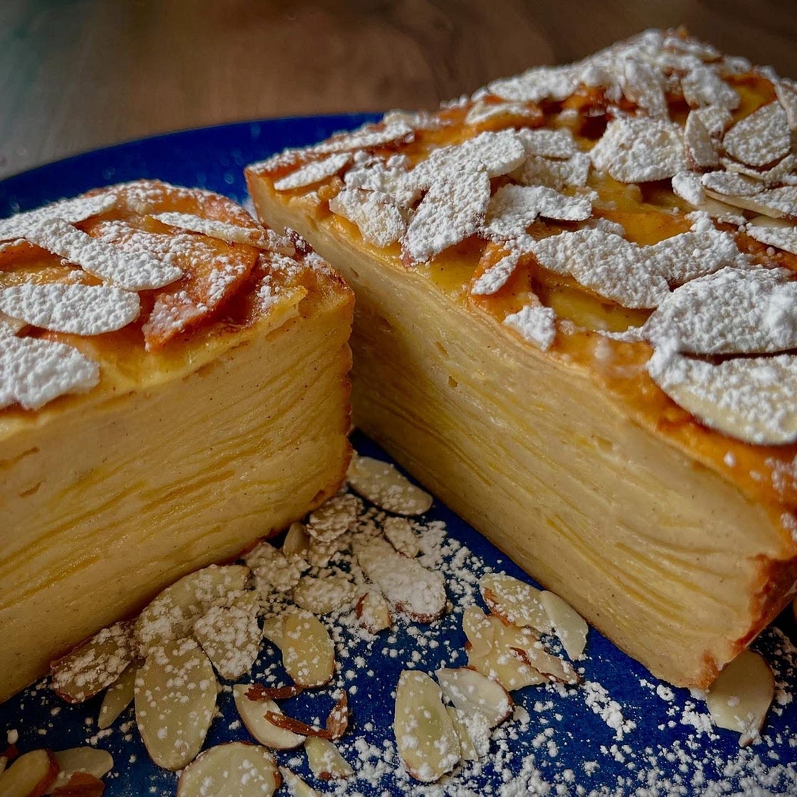 Invisible Apple Cake