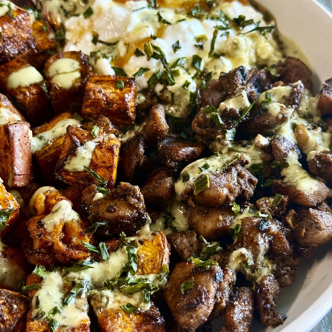 Caribbean Chicken Sweet Potato Bowls