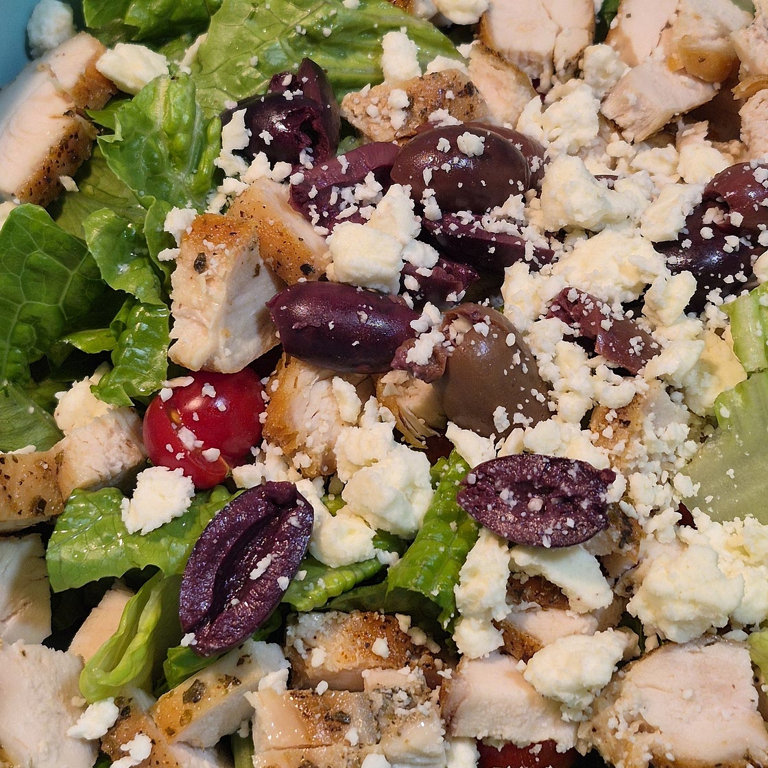 Mediterranean Grilled Chicken Salad