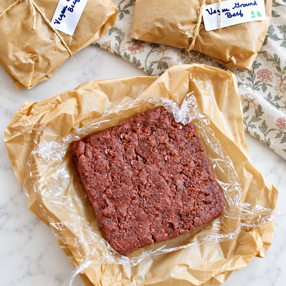 Homemade Plant Based Ground Meat