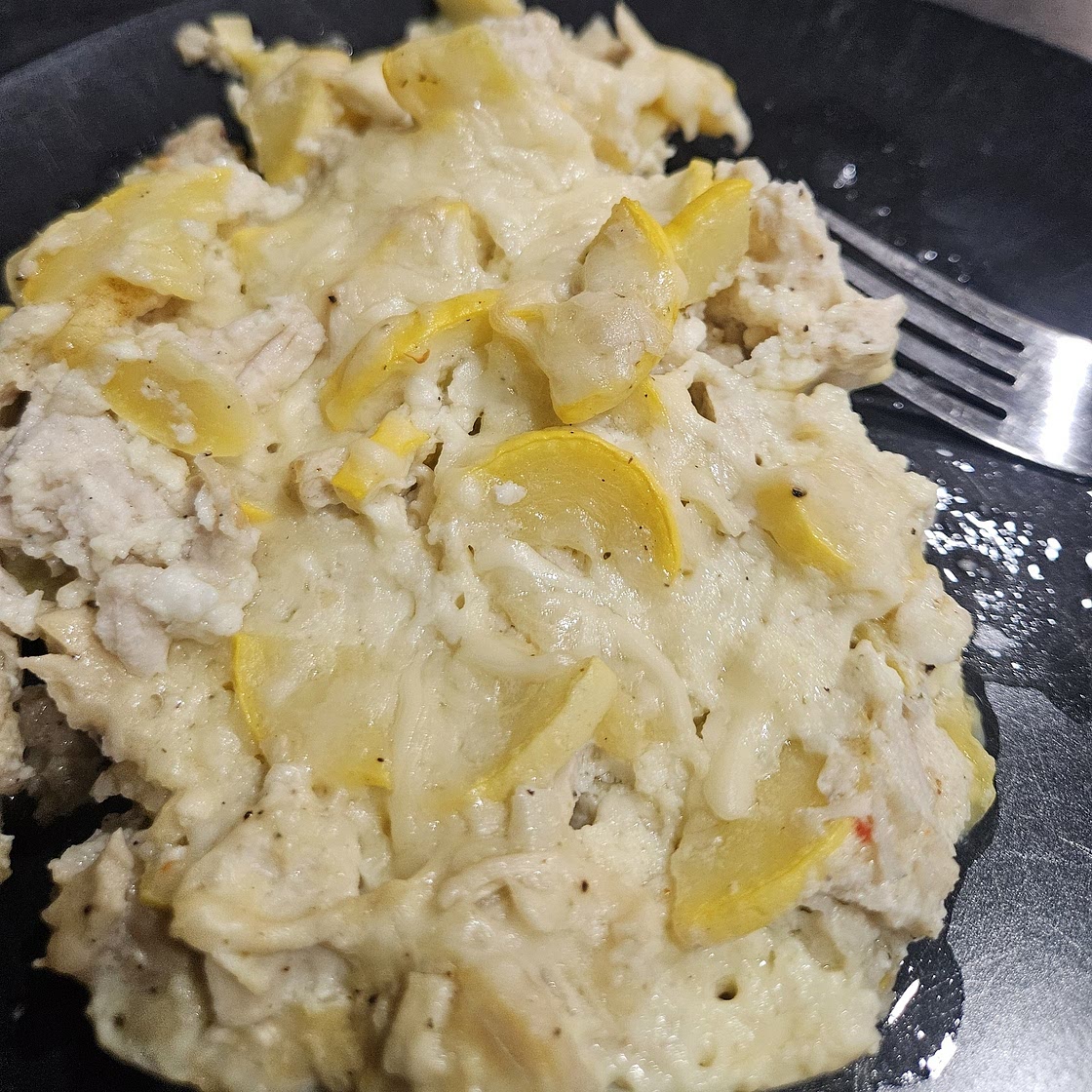 Protein chicken zucchini bake