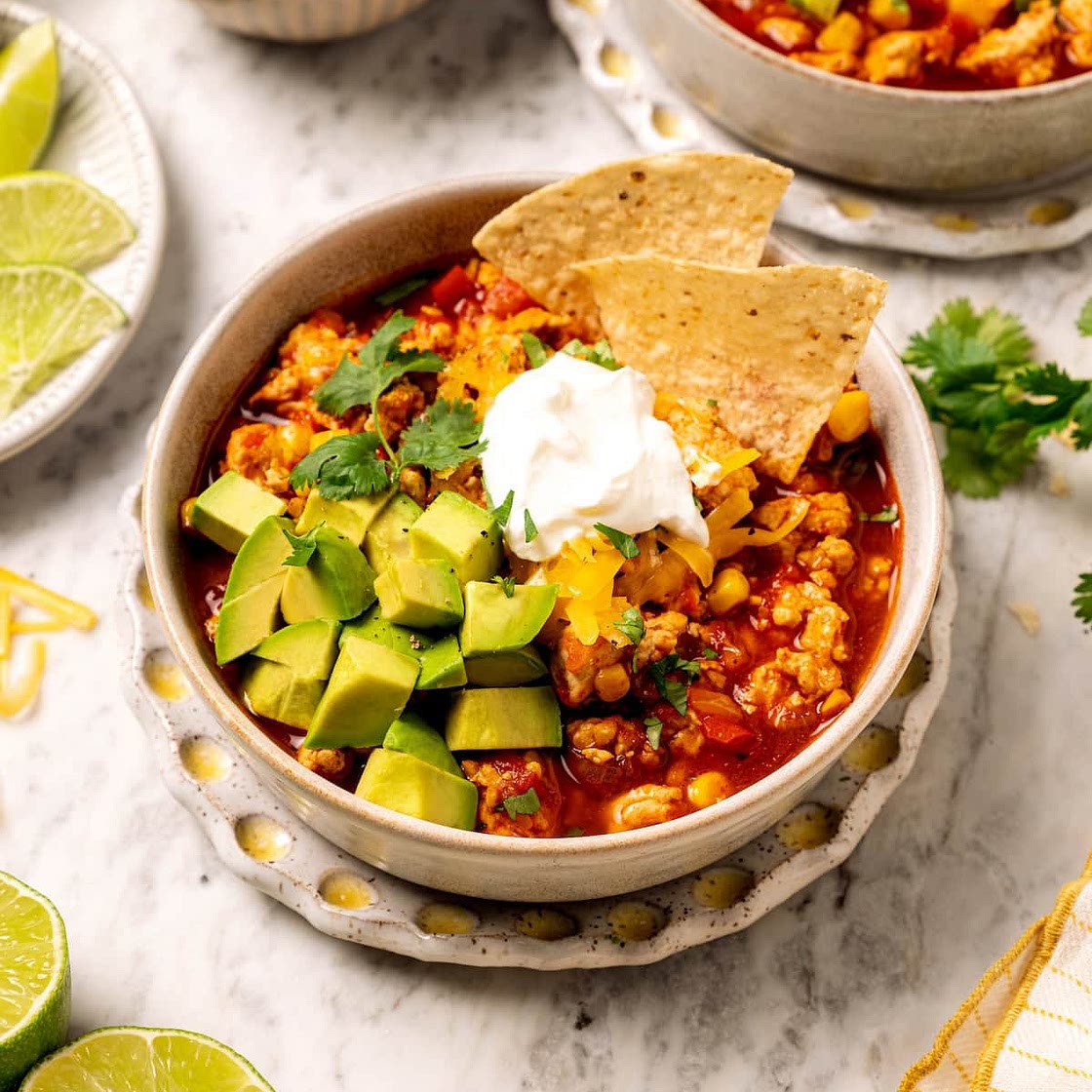 Crock Pot Turkey Chili (Kid-Friendly!)