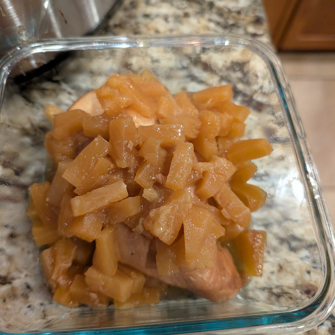 Crockpot 3- Ingredient Sweet Hawaiian Chicken