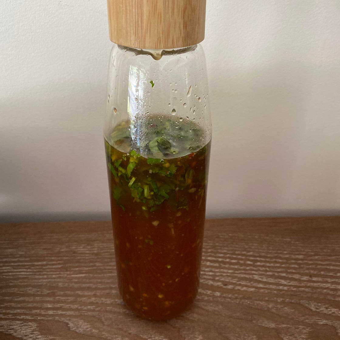 Verjus Dressing w Asian Flavours