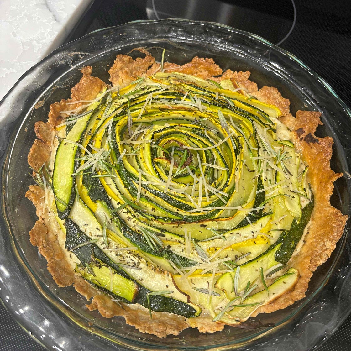 Courgette and Ricotta Tart