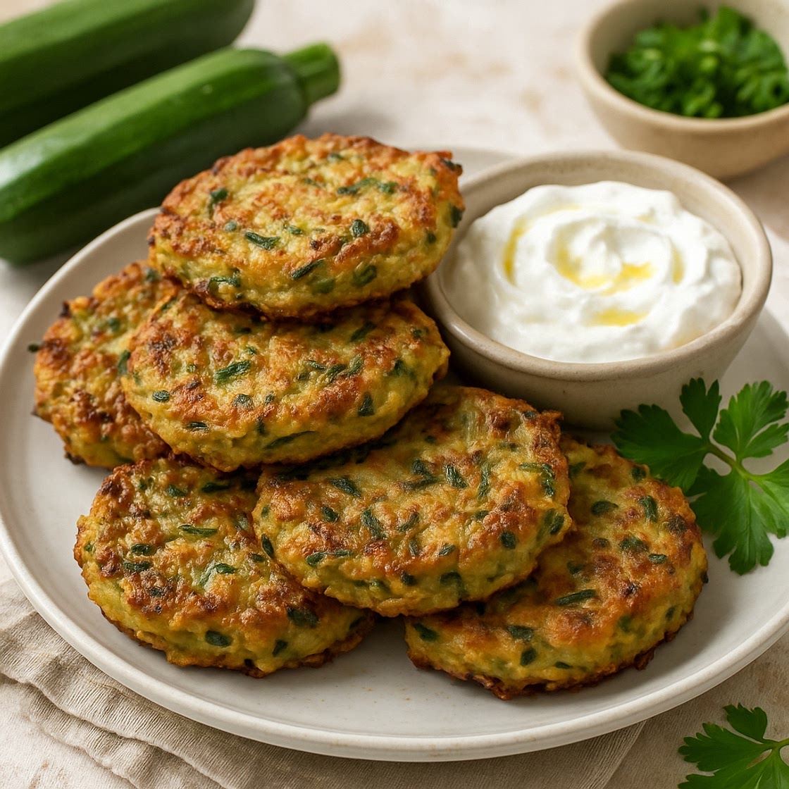 Greek zucchini fritters