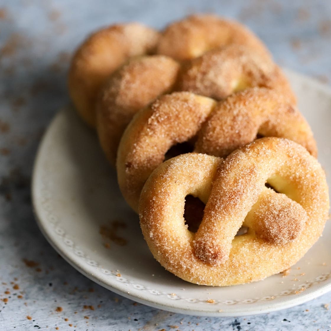 Keto Cinnamon Pretzels - Fat Head Dough
