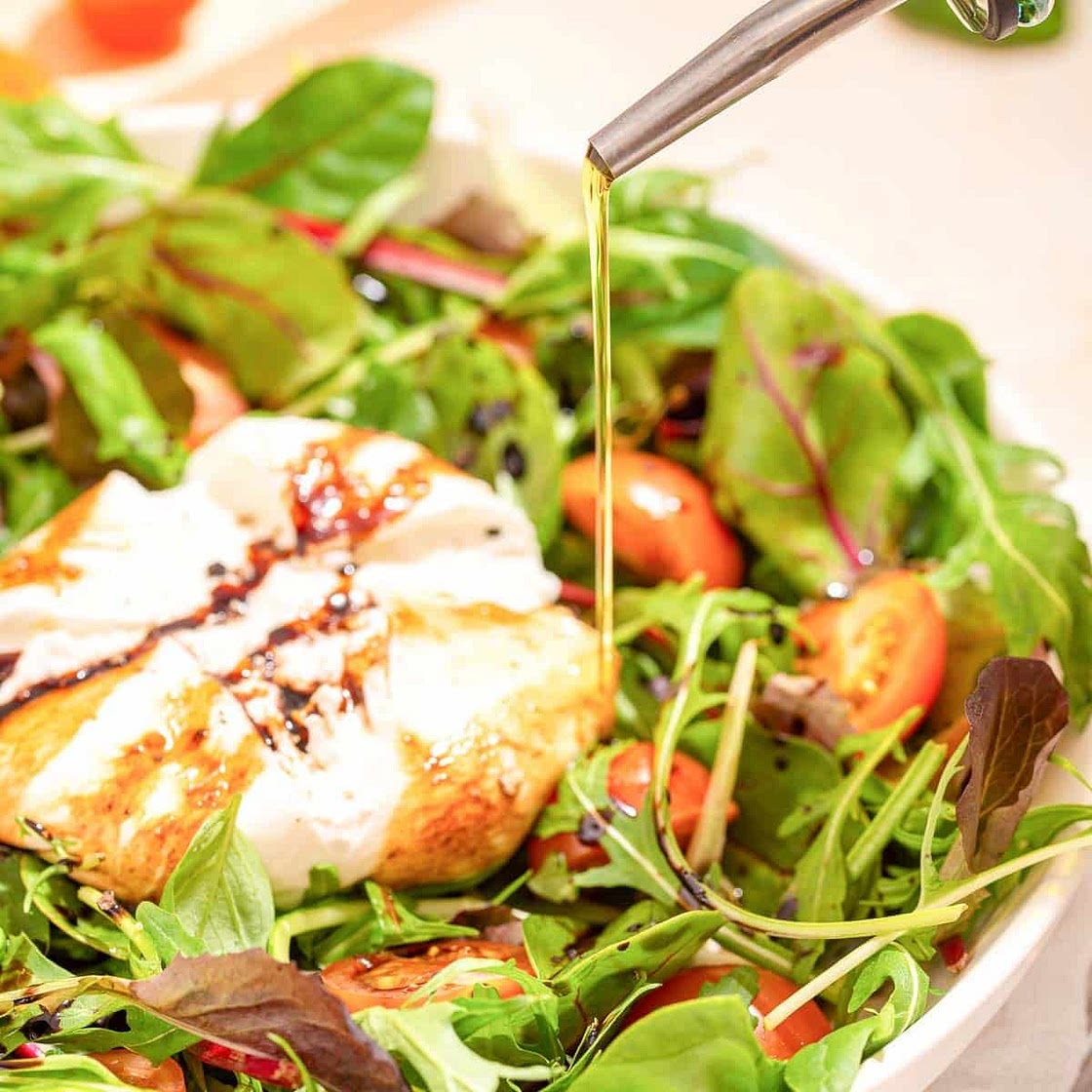 Burrata Salad with Balsamic Glaze