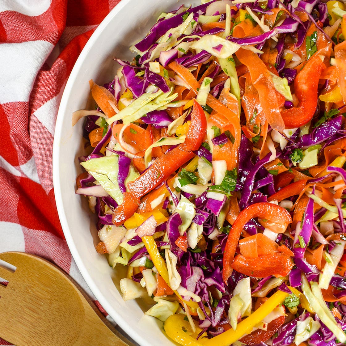 Rainbow Coleslaw Recipe