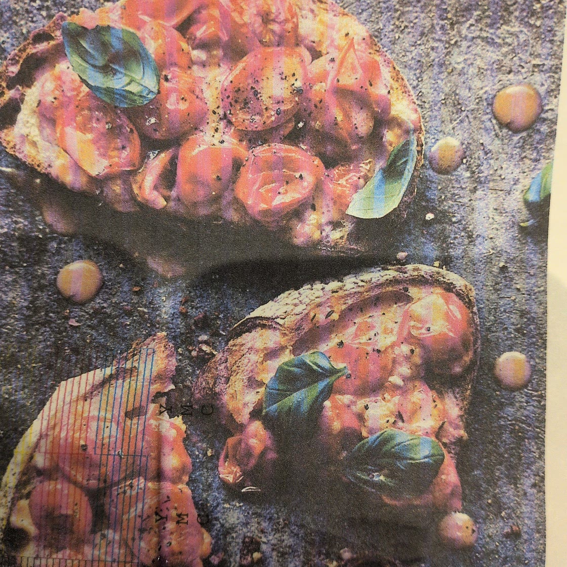 Tomato and Horseradish toasts