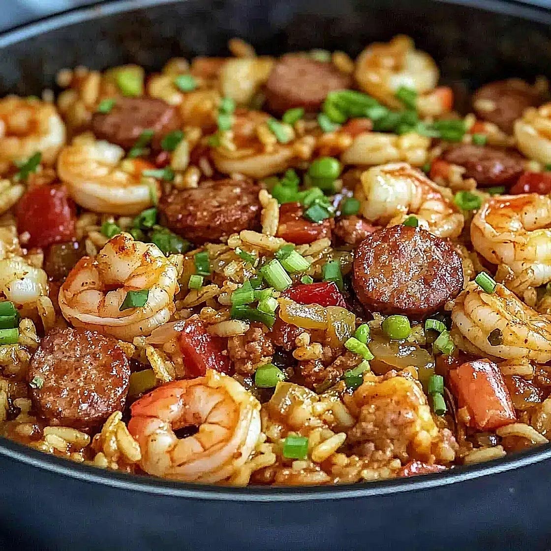 Jambalaya with Sausage & Shrimp