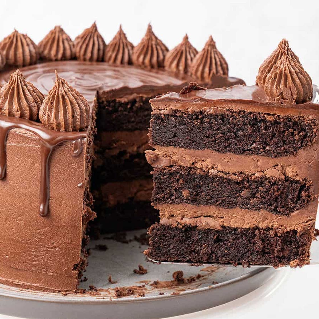 Triple Chocolate Cake (Very Simple Steps!)