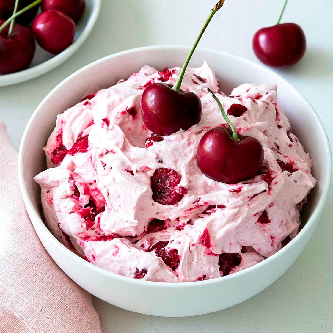 Cherry Cheesecake Fluff (Low-Carb and Keto)