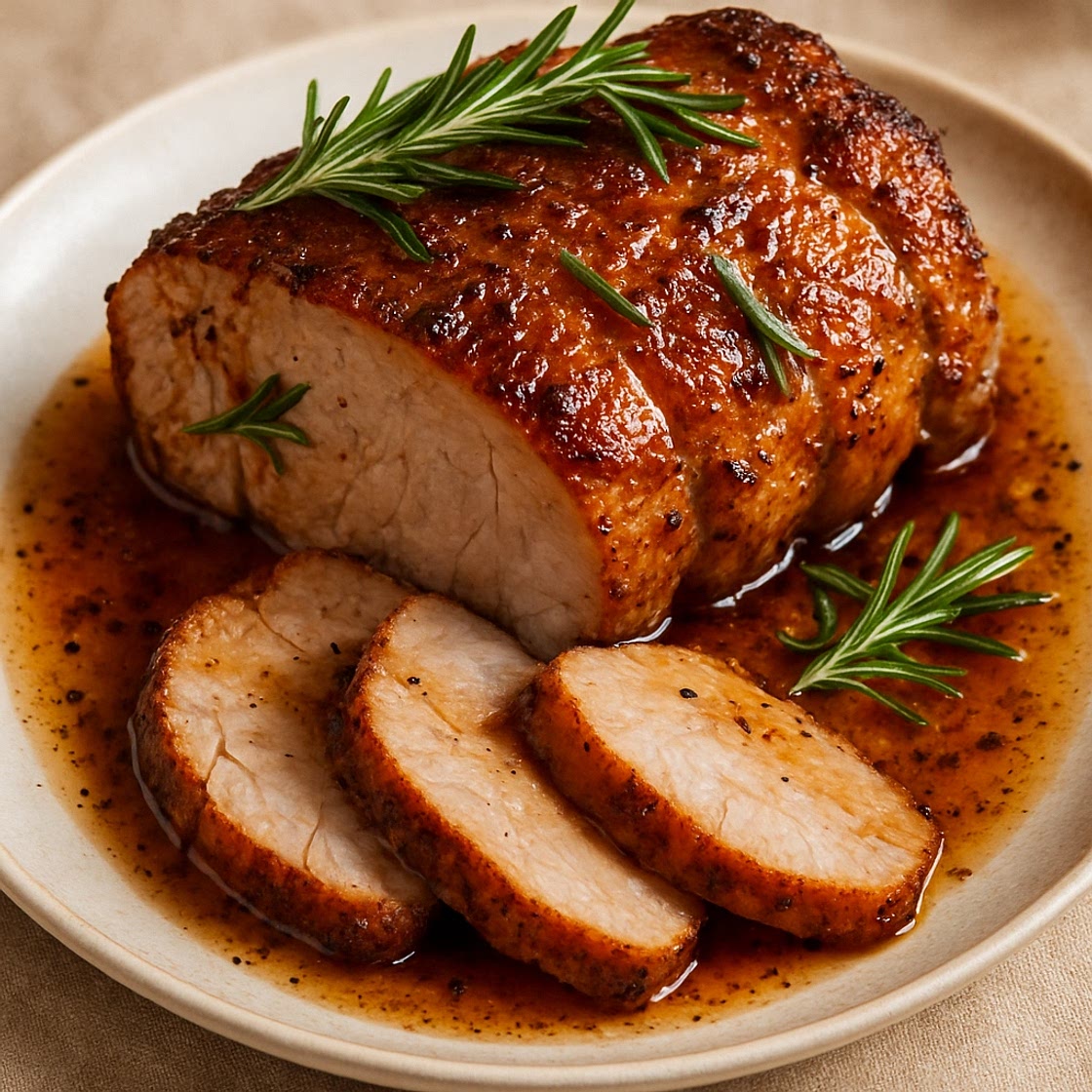 Roast Pork with Rosemary, Quatre-Épices, and Honey