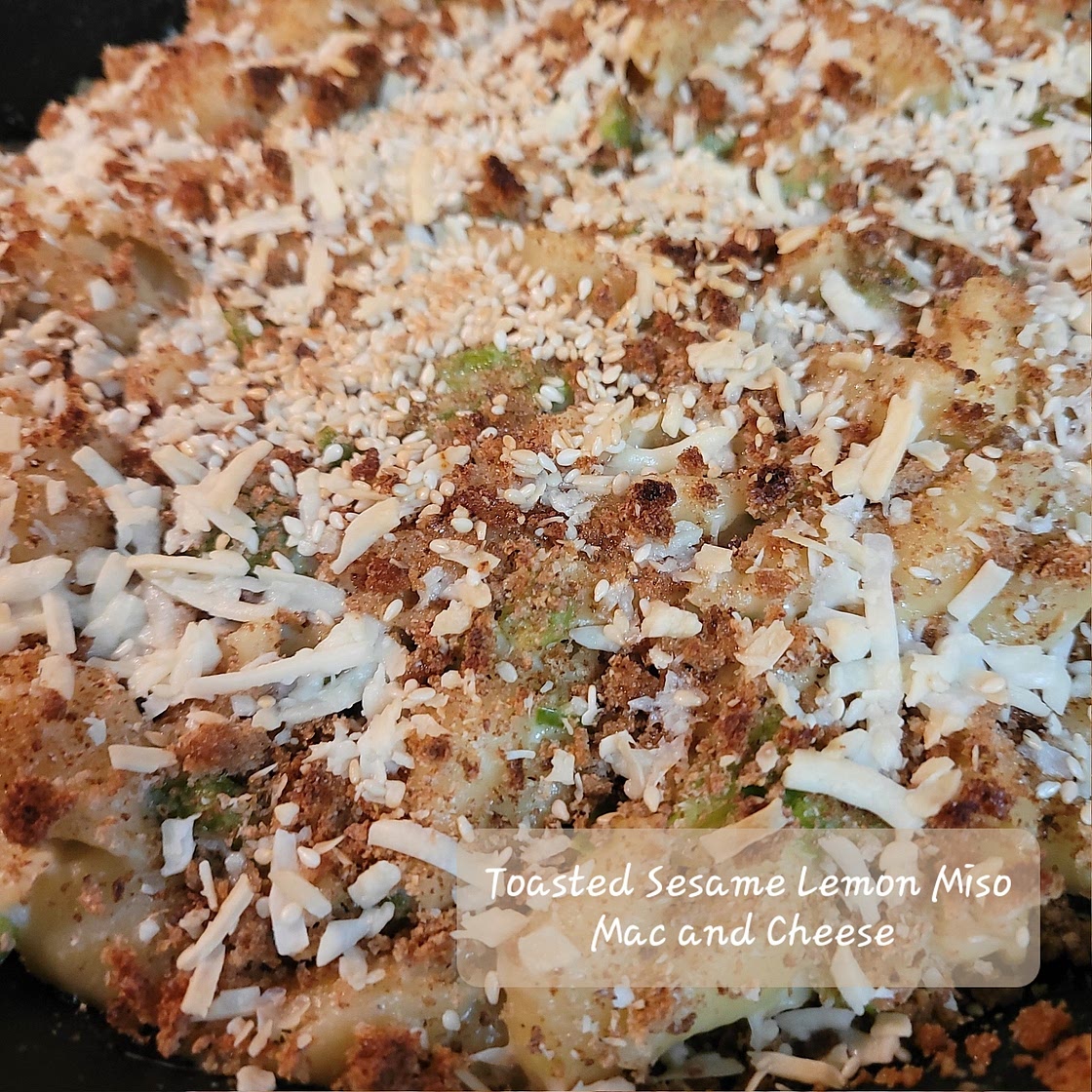 Sesame Lemon Miso Mac and Cheese