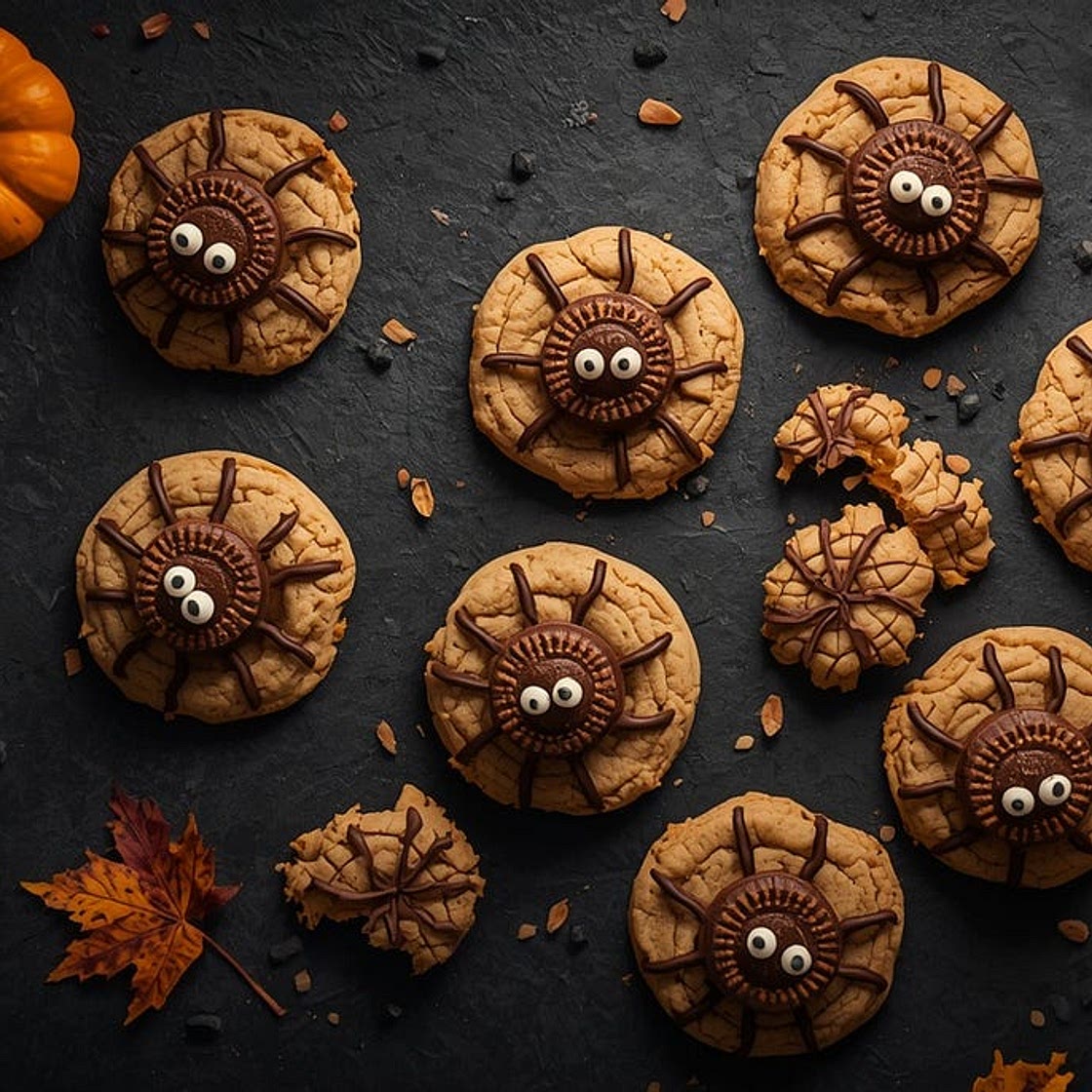 Easy Peanut Butter Spider Cookies for a Stress-Free Halloween Party
