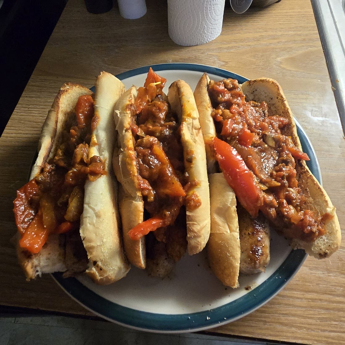 Italian Sausage & Peppers Hoagie