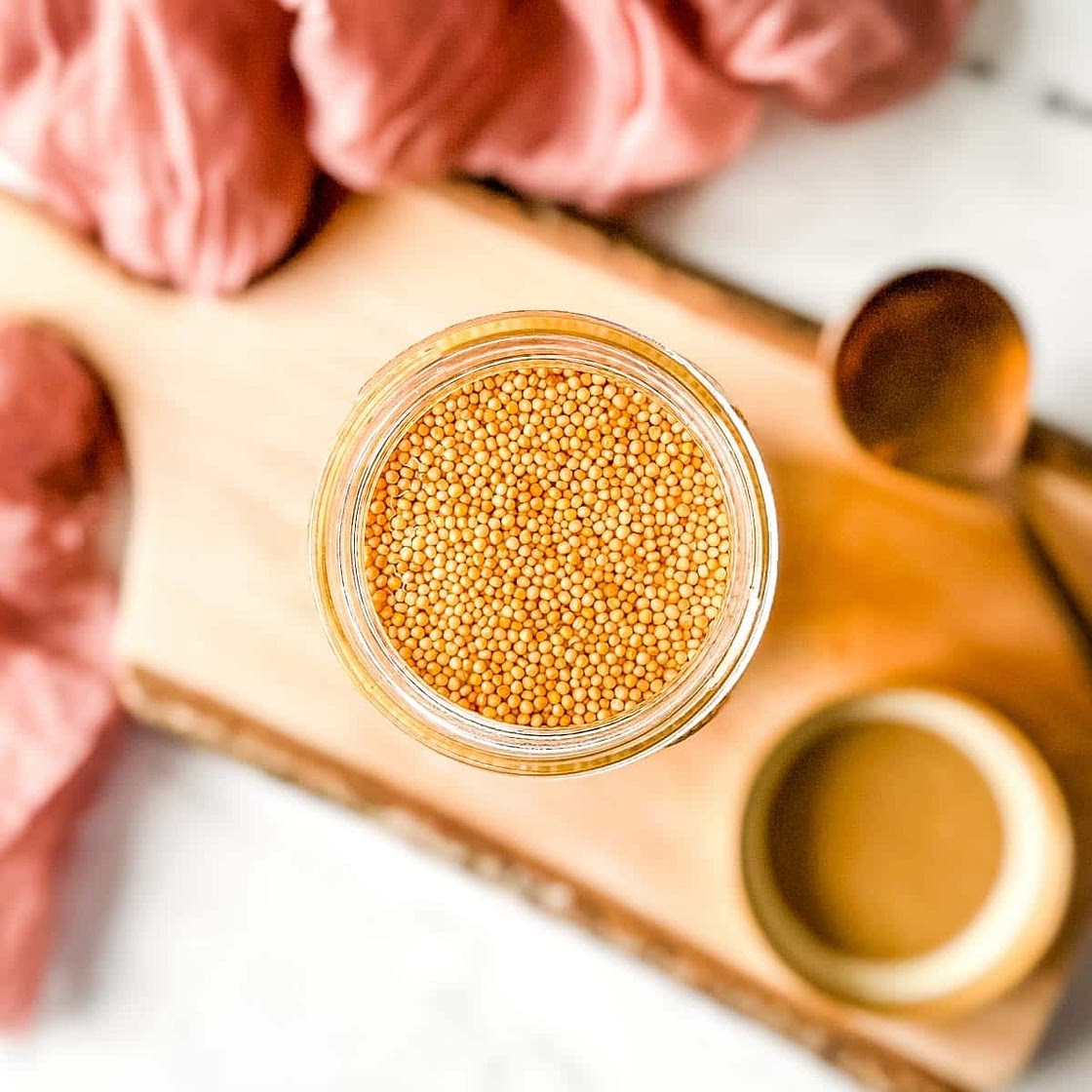 Homemade Pickled Mustard Seeds