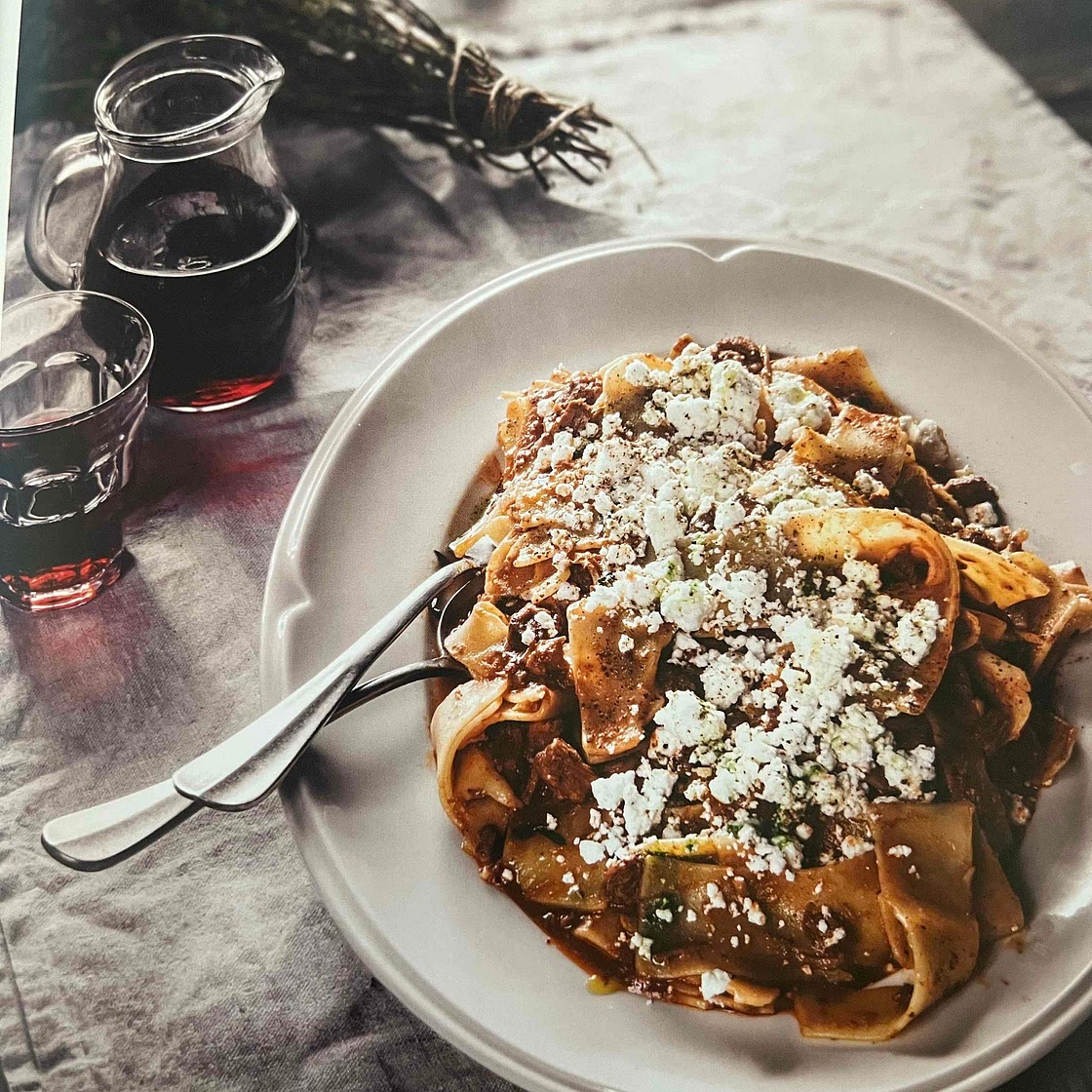 Pappardelle med nöt- och fläskragù