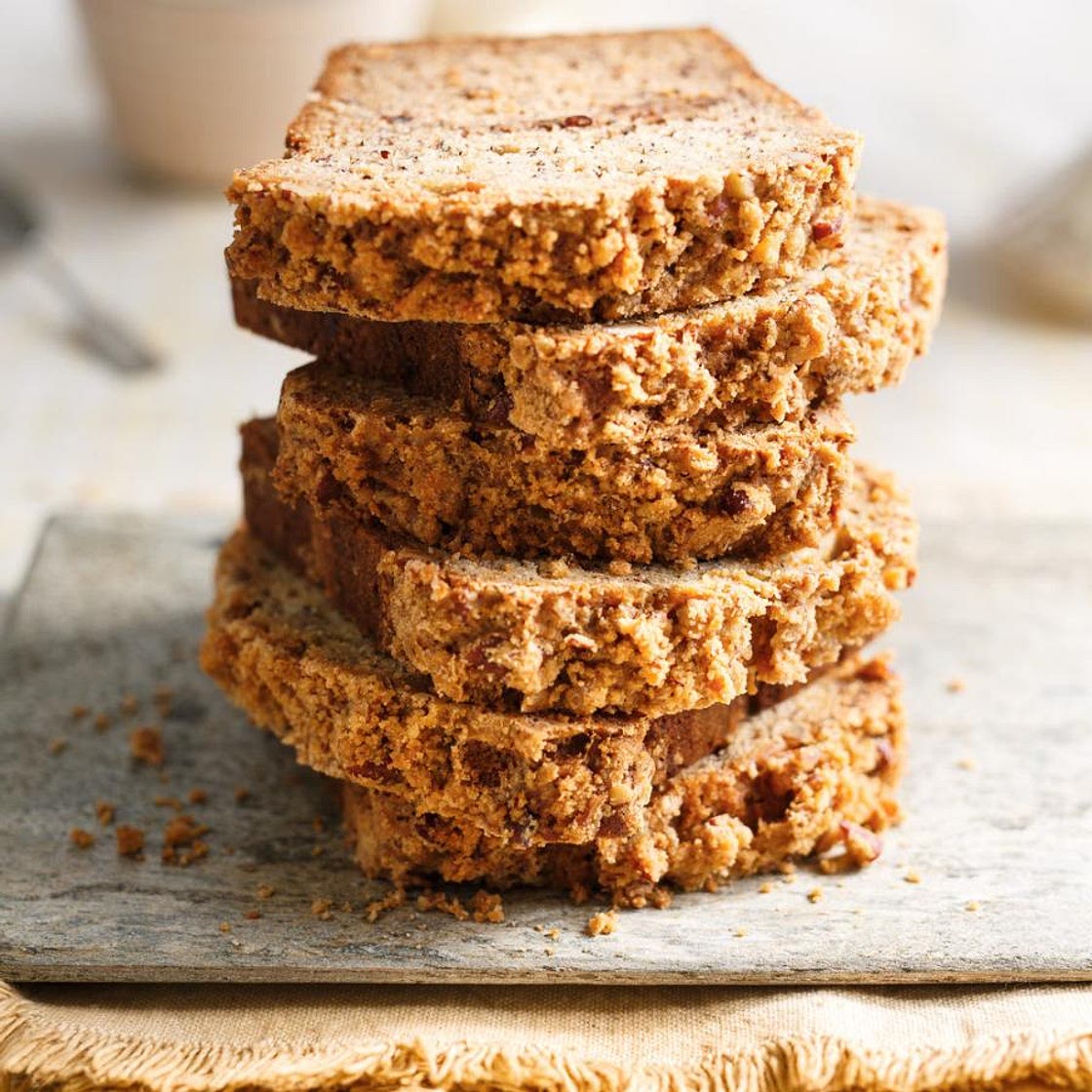 Pain aux bananes et crumble à l’érable