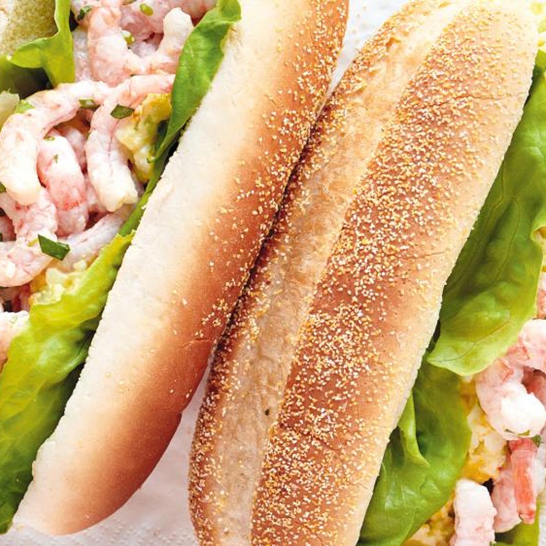 Egg Salad Sandwiches with Nordic Shrimp