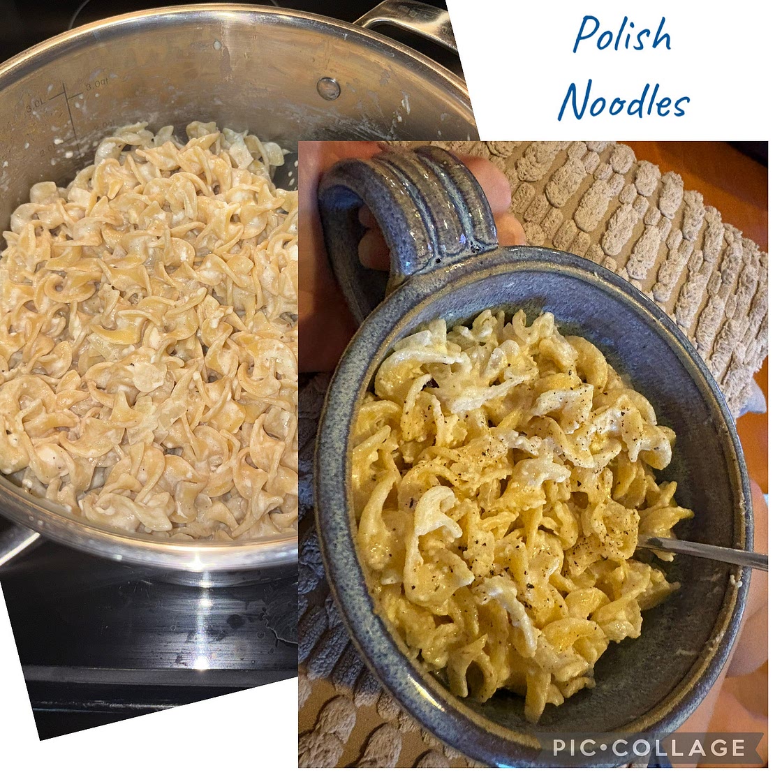 Polish Noodles (Cottage Cheese and Noodles)