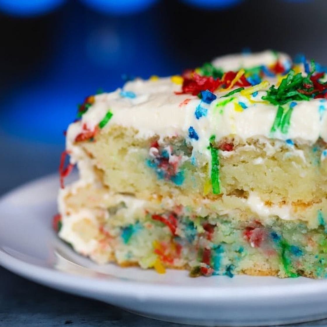 Keto Funfetti Cake