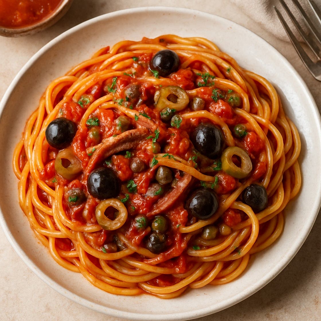 Puttanesca Sauce (Pasta alla Puttanesca)